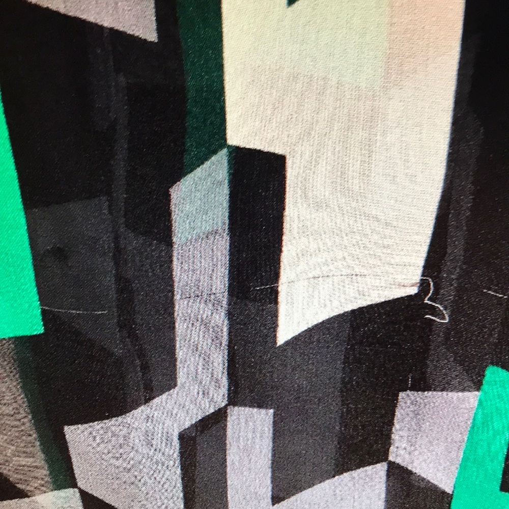 Diane Von Furstenberg Tumbling Blocks Simon 100% … - image 8